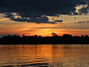 Flights to Rio de Janeiro Brazil Amazon river tour slide 2 sunset over River Amazon Brazil